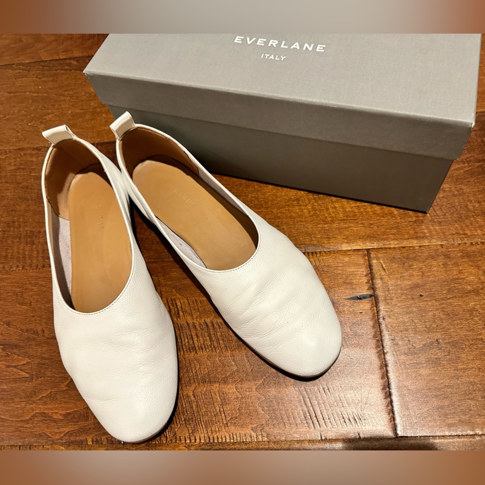Everlane Women's White Flats - Picture 5 of 5